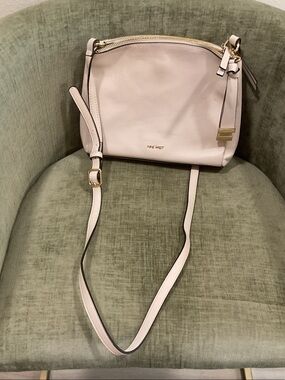 Nine West Blush Crossbody Bag with Gold Accents